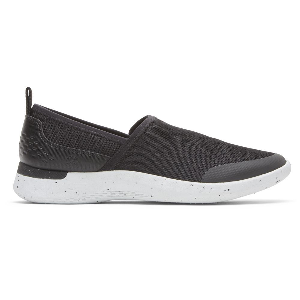 Sapatilhas Mulher Rockport Truflex Fly Lavável Knit Slip-On Pretas,Portugal JXPUI-8563